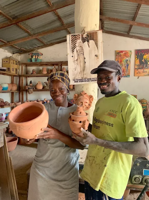 Pottery excursion in Gambia