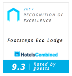 We received the HotelsCombined 2017 recognition of excellence with a 9.3 rated by guests