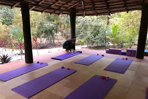 Yoga-Shala aufbauen
