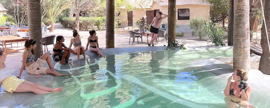 Nuestra Eco-Piscina de Agua Dulce 2 Vacaciones inolvidables en Gambia en Footsteps