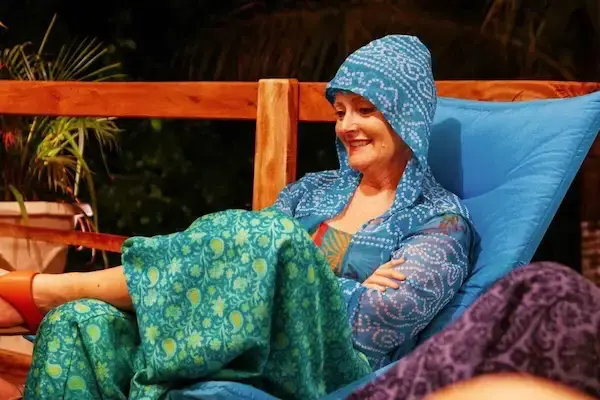 Relaxing on our Sundeck